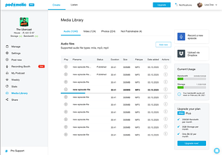 Media Library | Podomatic